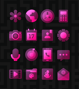 Imágen 11 Sakura Pink - Icon Pack android
