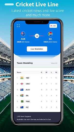 Android application Criclive : Live FantasyCricket screenshort