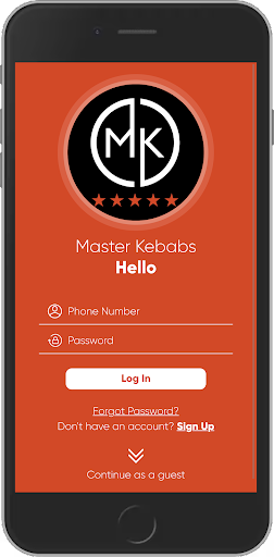 Android application Master Kebabs Gillingham screenshort
