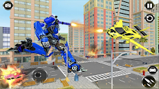 スーパーロボット ゲーム - 飛ぶ車 シューティングゲームのおすすめ画像1