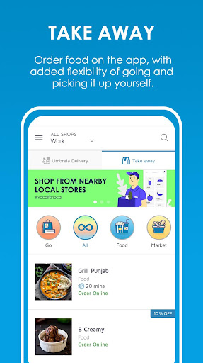 Umbrela Delivery App - Food G