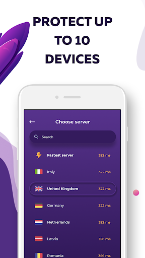 VPN Proxy Shield Proxy Servers Screen 3