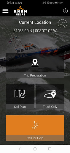 Android application KNRM Helpt screenshort