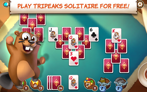 Treepeaks - A Tripeaks Solitaire Free Adventure screenshots 1
