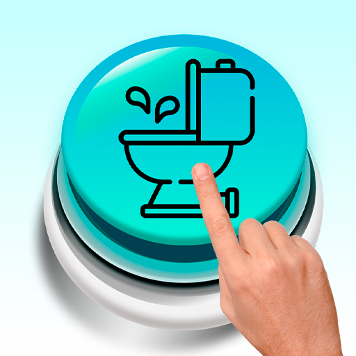 Toilet flush sounds - prank logo
