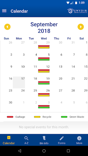 Android application Gwydir Waste screenshort