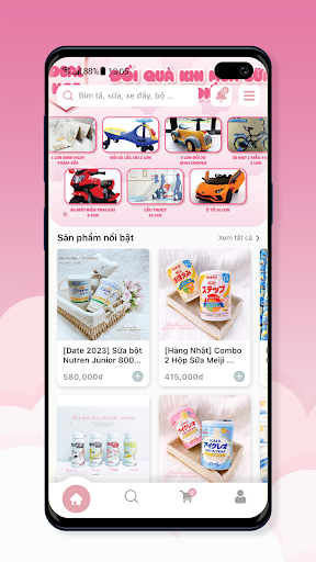 Android application Khang Baby screenshort