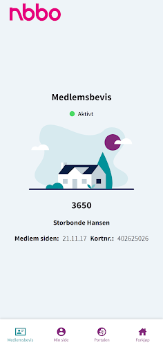 Android application Nedre Buskerud Boligbyggelag screenshort