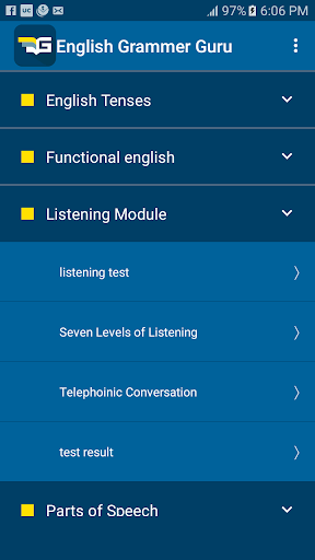 English Grammar Guru Screen 2