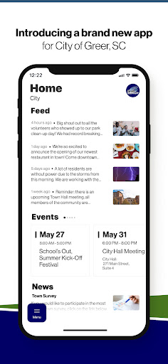 Android application City of Greer, SC screenshort