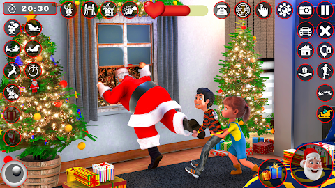 豊かなお父さんサンタ：楽しいクリスマスゲームのおすすめ画像2