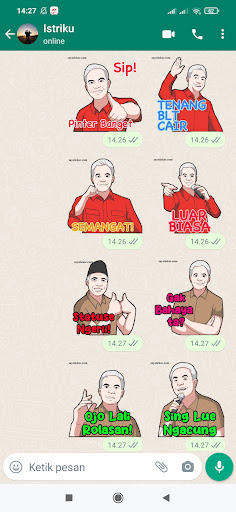 Stiker Ganjar Anies for 2024 Screen 3