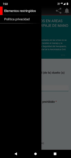 Elementos restringidos Screen 2