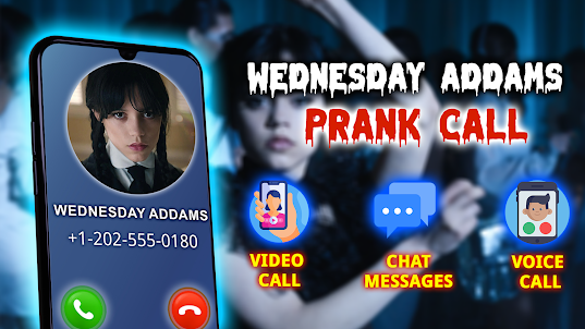 Wednesday Addams Fake call