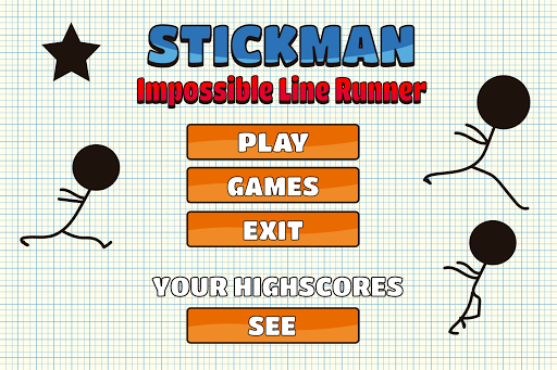 StickmanImpossible Line Run