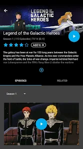 Stream Legend of the Galactic Heroes on HIDIVE