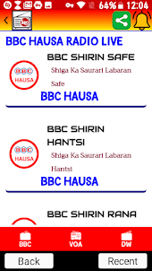 VOA Hausa BBC Hausa RFI DW