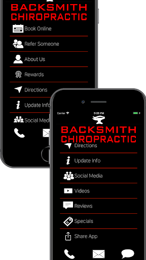 BackSmith Connect Screen 2
