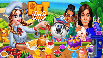 Pet Cafe - Animal Restaurant Crazy Cooking Games