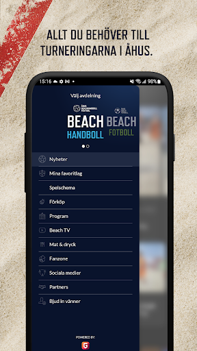 Android application Åhus Beach Official screenshort