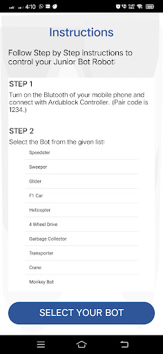 Junior_BOT_App Screen 2