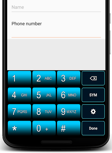 Blue Keyboard Screen 3
