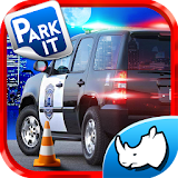 Police car 3D Parking Riot icon