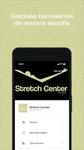 Android application Stretch Center Donostia screenshort