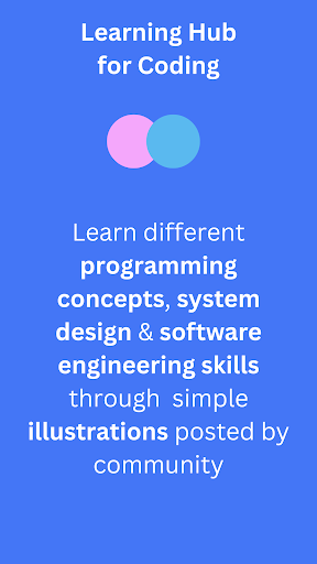 Android application Learning Hub for Coding screenshort