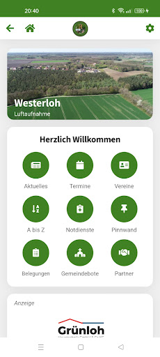 Hülsen-Westerloh App Screen 2