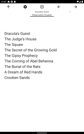 Book, Draculas Guest Screen 3