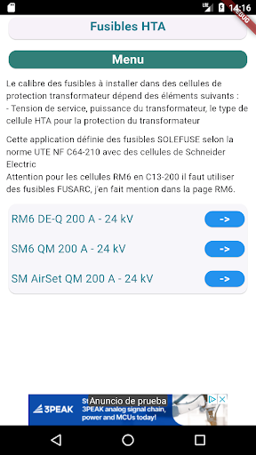 Android application Fusibles HTA screenshort