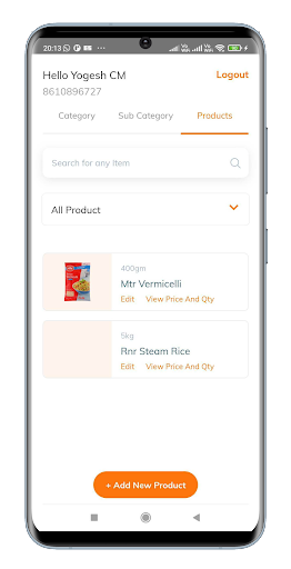 Aggrow Catalog Manager Screen 3