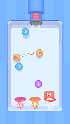 Android application Hoop 2048 screenshort