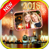 New Year 2018 Fireworks Photo Frames icon