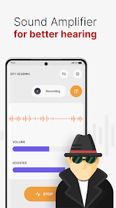 Screenshot 1 Spy Hear Through Wall, Record android