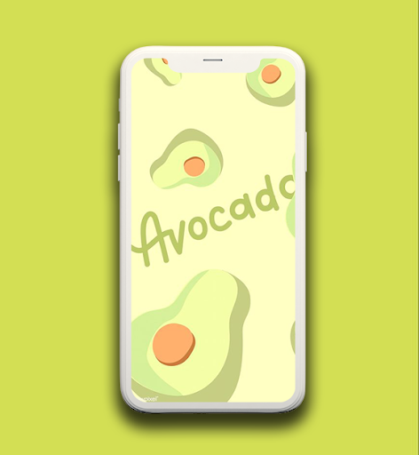 Cute Avocado Wallpaper Screen 3