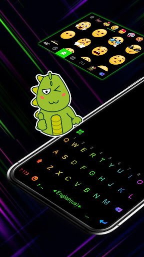 LED Neon Black Theme Screen 2
