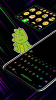 screenshot of LED Neon Black Theme