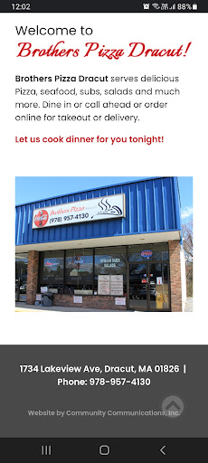 Brothers Pizza Dracut Screen 3