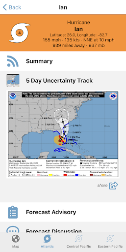 Tropical Hurricane Tracker screenshot 3