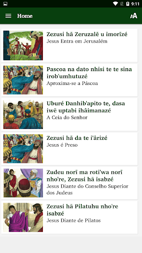 Android application 10 Jesus in Jerusalem -Xavante screenshort