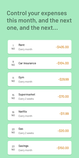 CostList - Make ends meet Screen 3