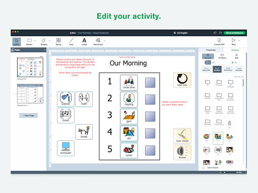 Android application Boardmaker 7 Editor screenshort