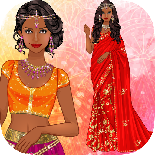 Indian Sari dress up  Icon