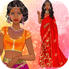 Barbie saree online dress up games