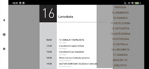 Santutxuko Jaiak Screen 3