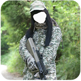 New Woman Army Photo Suit icon