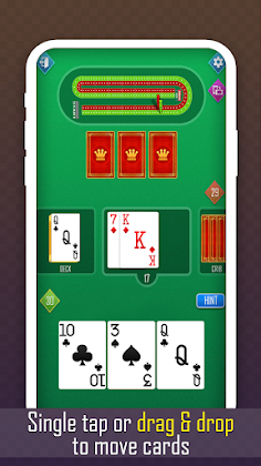 Cribbage classic card game - Screenshot 1