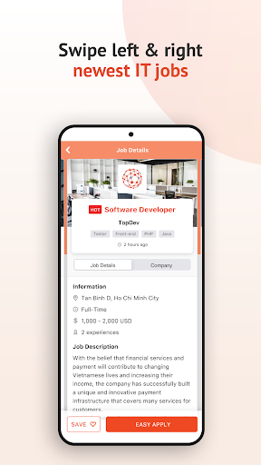 TopDev - IT Jobs Search Screen 3